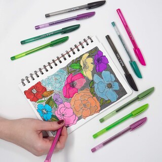 Foto 3 | Bolígrafo De Gel Zebra Pen Doodler'z De 1,0 Mm, Surtido De 60 Unidades - Venta Internacional.