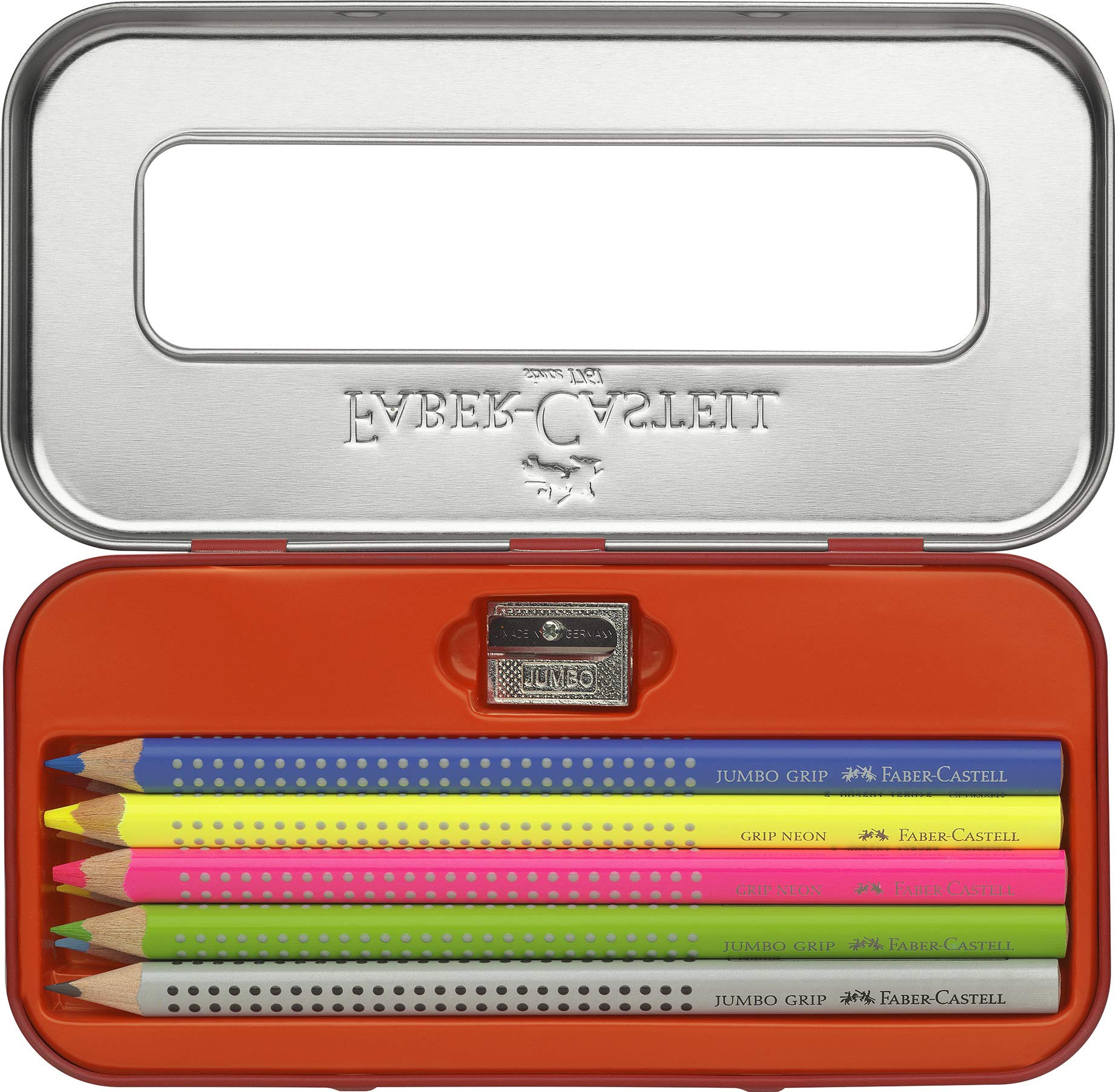 Foto 3 pulgar | Lápices Para Colorear Faber-castell Jumbo Grip 8 Colores - Venta Internacional.