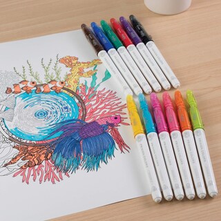 Foto 5 | Rotuladores Pilot Frixion Colors, Borrables Y En Negrita, Paquete De 12 - Venta Internacional.