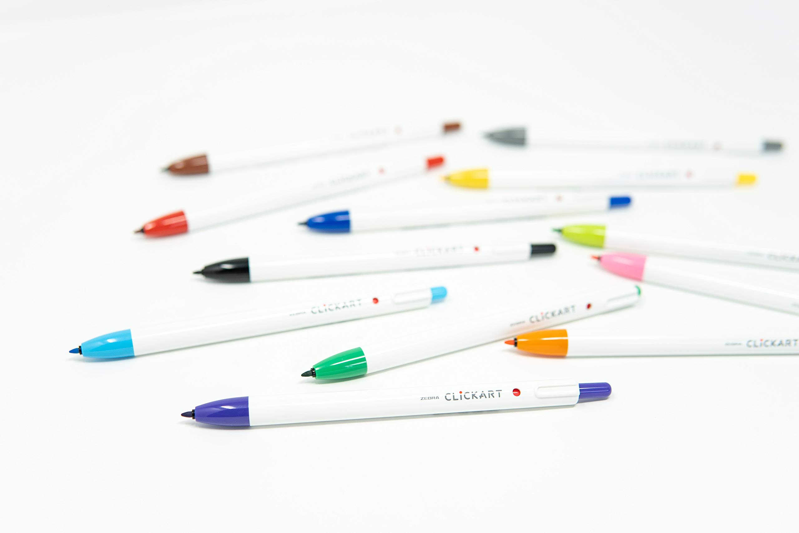 Foto 5 pulgar | Rotulador Zebra Pen Click Art Retráctil Fino De 0,6 Mm, Paquete De 12 - Venta Internacional.