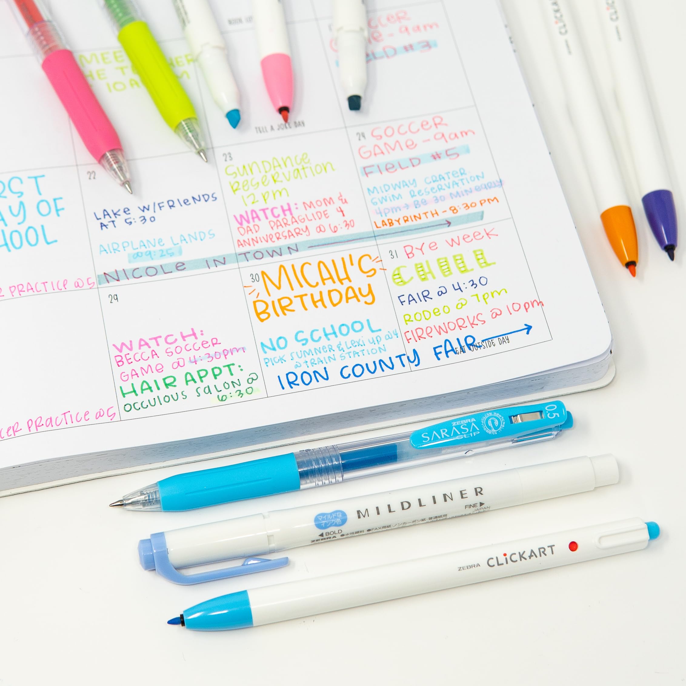 Foto 6 | Rotulador Zebra Pen Click Art Retráctil Fino De 0,6 Mm, Paquete De 12 - Venta Internacional.