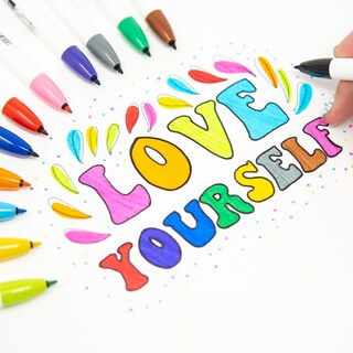 Foto 7 | Rotulador Zebra Pen Click Art Retráctil Fino De 0,6 Mm, Paquete De 12 - Venta Internacional.