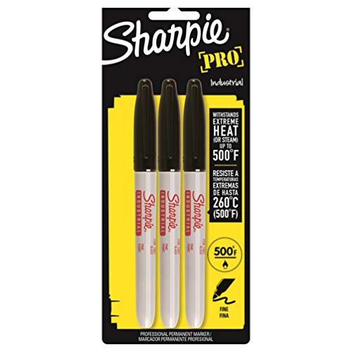 Rotulador Permanente Sharpie Industrial Fine Black (paquete De 3) - Venta Internacional.
