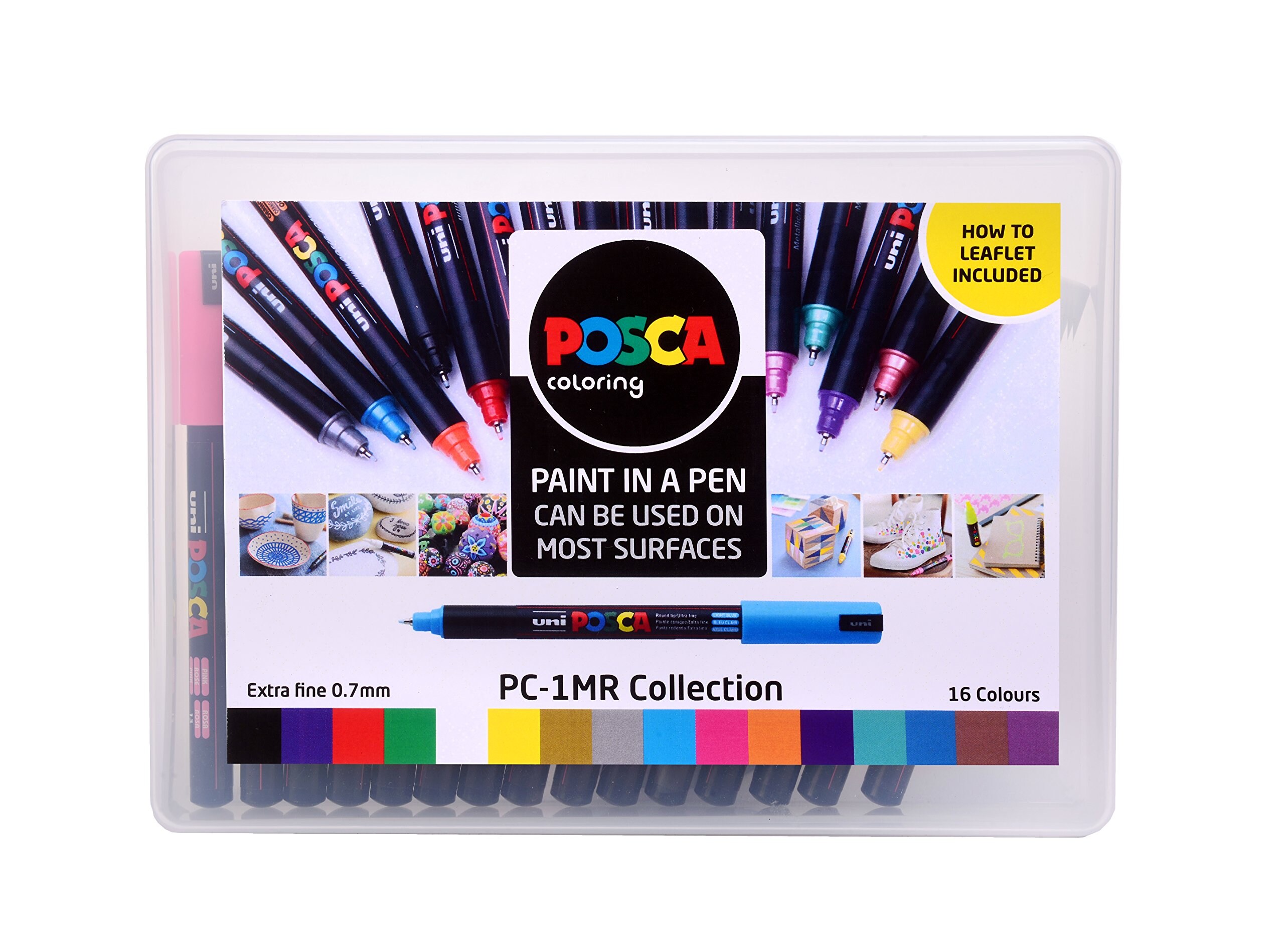 Juego De 16 Bolígrafos Posca Pc-1mr Permanentes A Base De Agua - Venta Internacional. $2,019