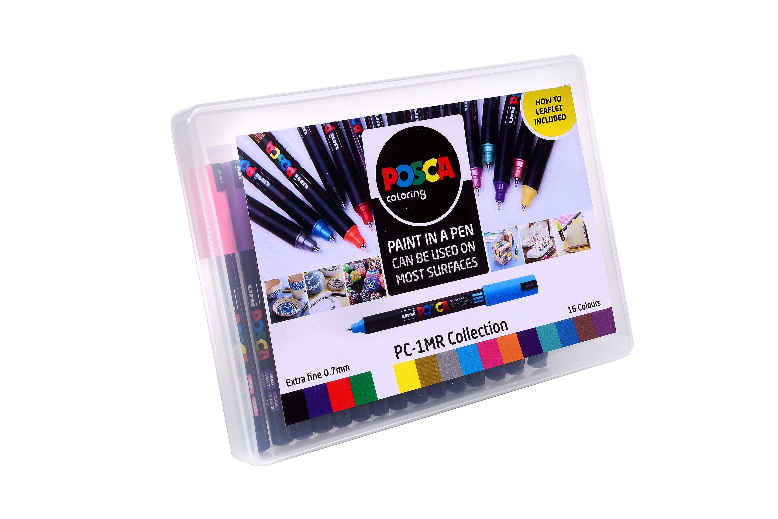 Foto 4 | Juego De 16 Bolígrafos Posca Pc-1mr Permanentes A Base De Agua - Venta Internacional.