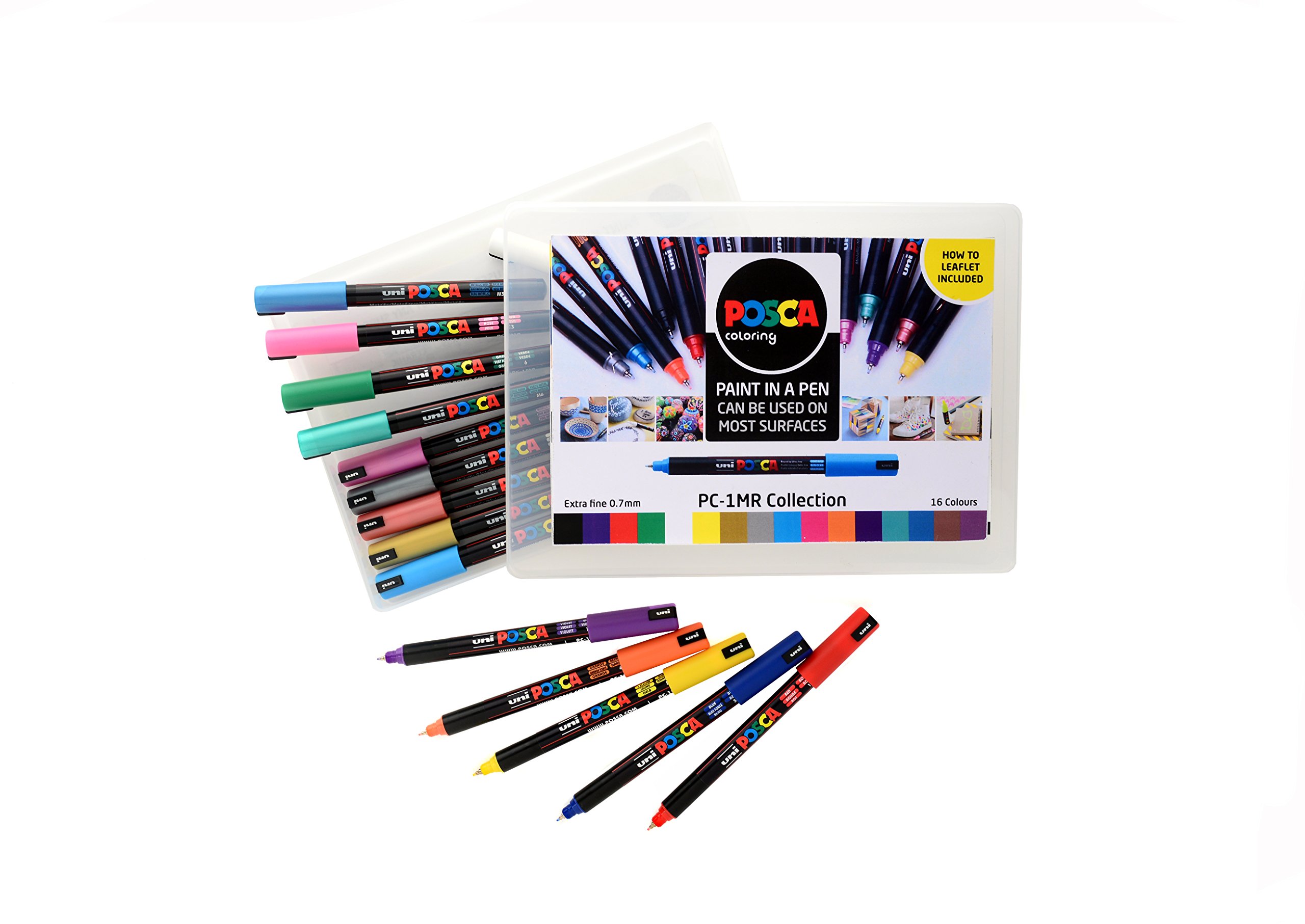 Foto 7 | Juego De 16 Bolígrafos Posca Pc-1mr Permanentes A Base De Agua - Venta Internacional.