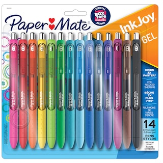 Foto 1 | Bolígrafos De Gel Paper Mate Inkjoy De Punta Mediana, Juego De 14 - Venta Internacional.