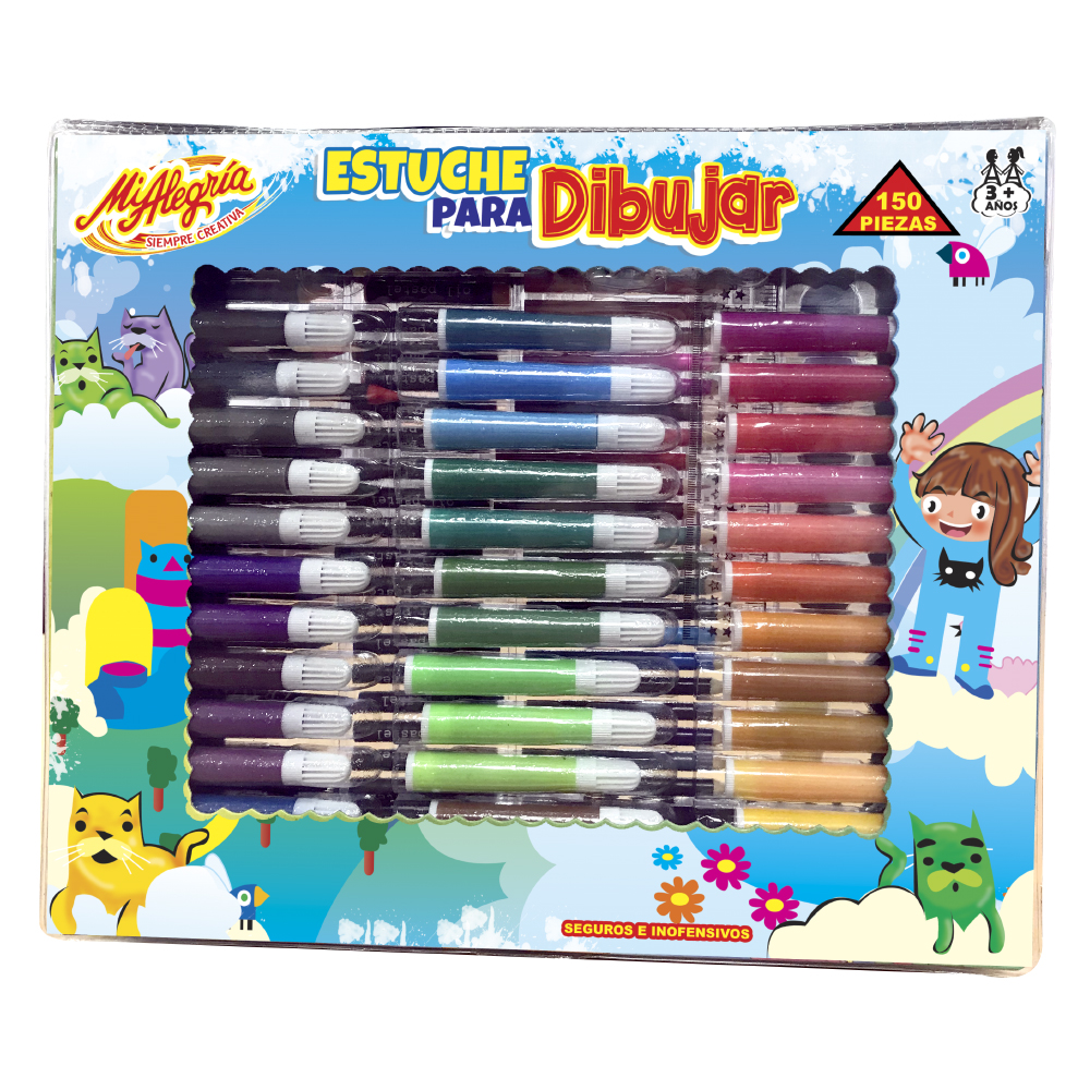 Foto 2 pulgar | Estuche Para Dibujar Mi Alegría Crea Arte Donde Quieras