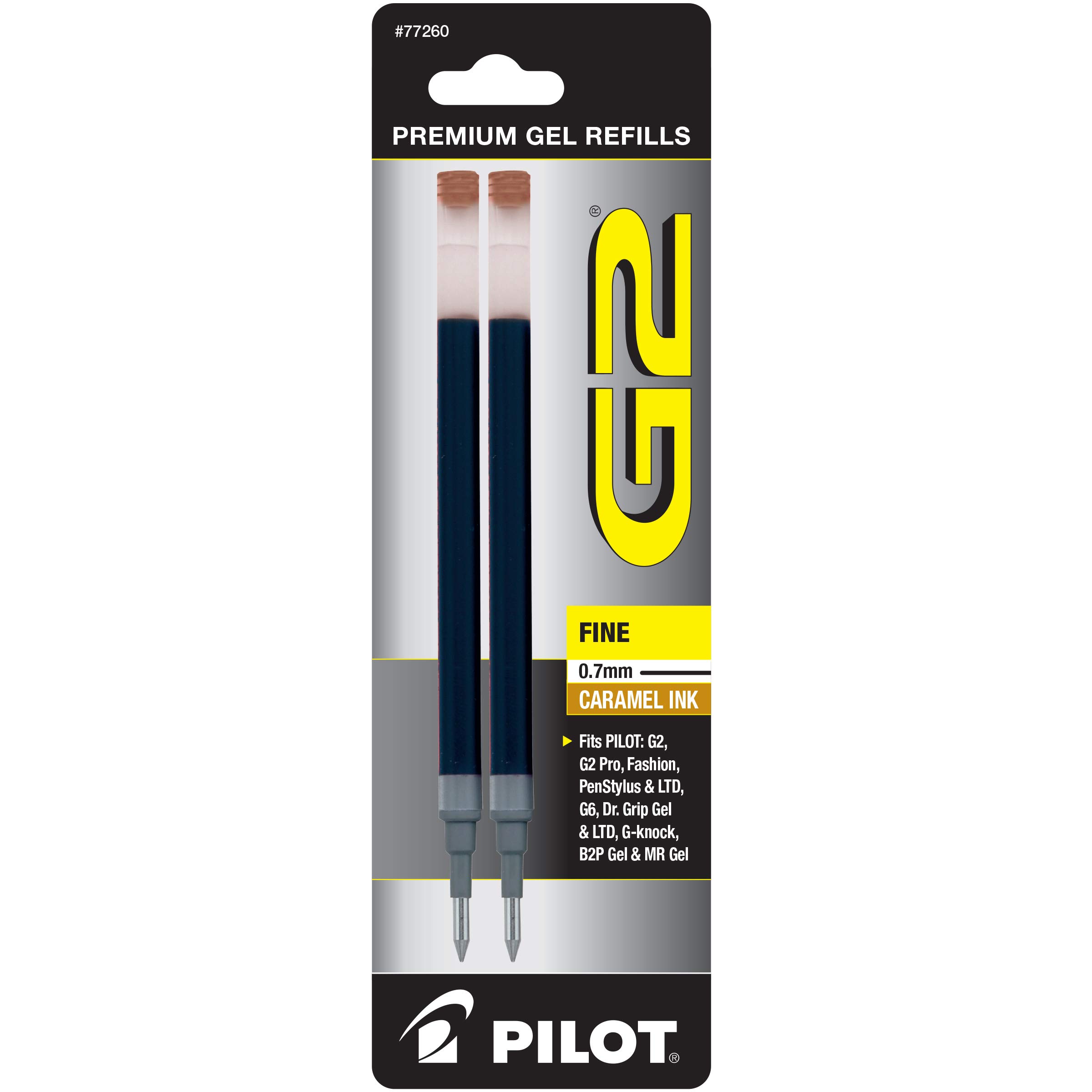 Foto 2 pulgar | Recambios De Gel Pilot G2, Punta Fina, 0,7 Mm, Caramelo, Paquete De 2 - Venta Internacional.
