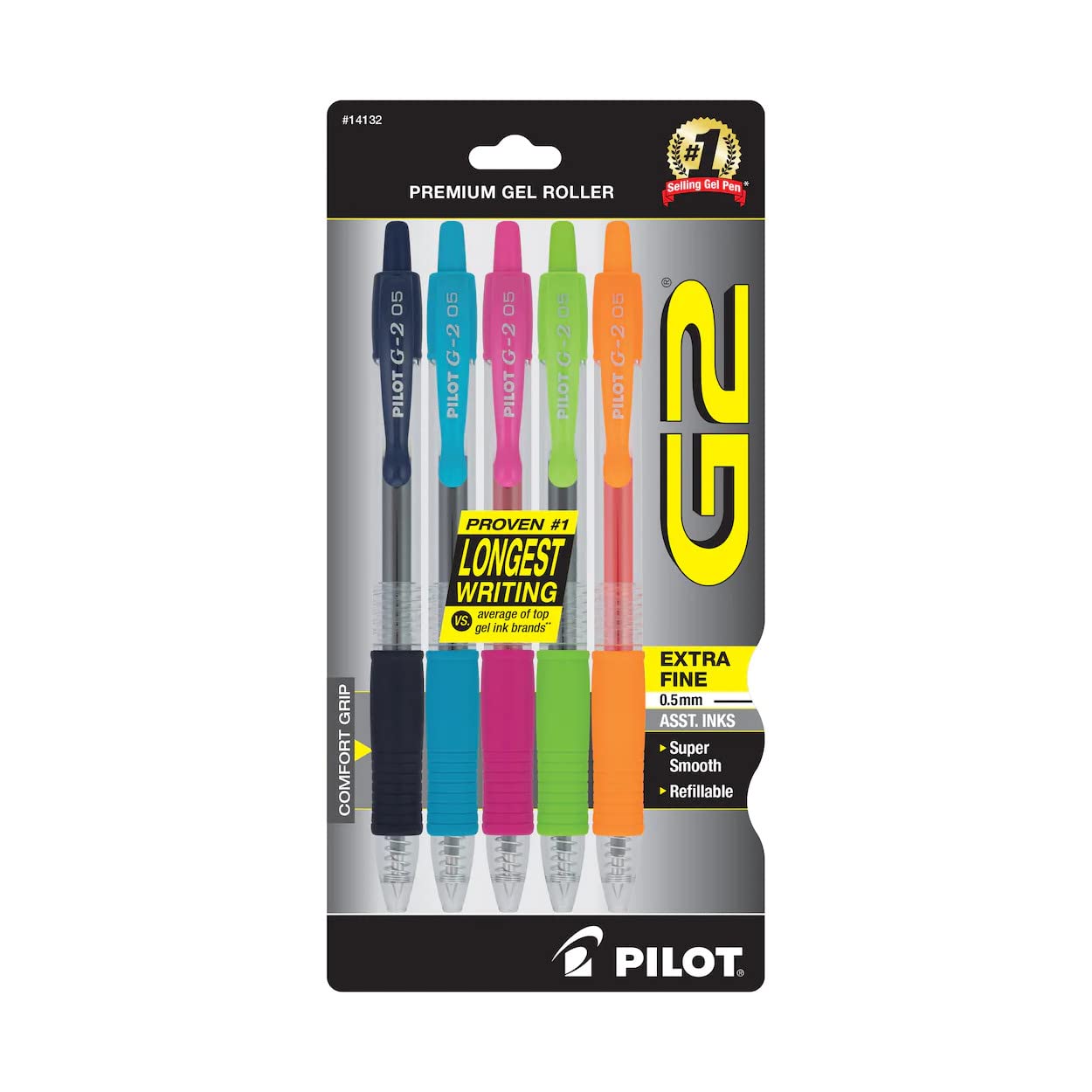 Foto 2 pulgar | Bolígrafos Gel-ink Pilot G2 Premium Extrafinos De 0,5 Mm - Venta Internacional.