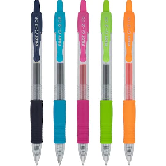 Foto 2 | Bolígrafos Gel-ink Pilot G2 Premium Extrafinos De 0,5 Mm - Venta Internacional.