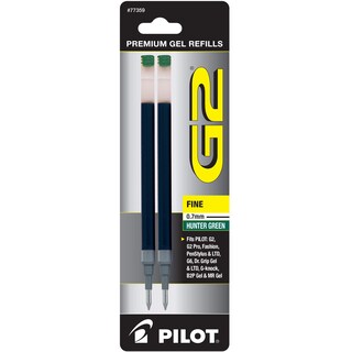 Foto 1 | Recambios De Tinta De Gel Pilot G2 Fine Point 0.7 Mm Hunter Green X2 - Venta Internacional.