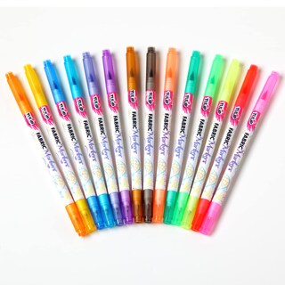 Foto 2 | Marcadores De Tela Tulip Dual Tip, Paquete De 14 Unidades, Para Telas Blancas - Venta Internacional.