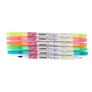 Foto 3 | Marcadores De Tela Tulip Dual Tip, Paquete De 14 Unidades, Para Telas Blancas - Venta Internacional.