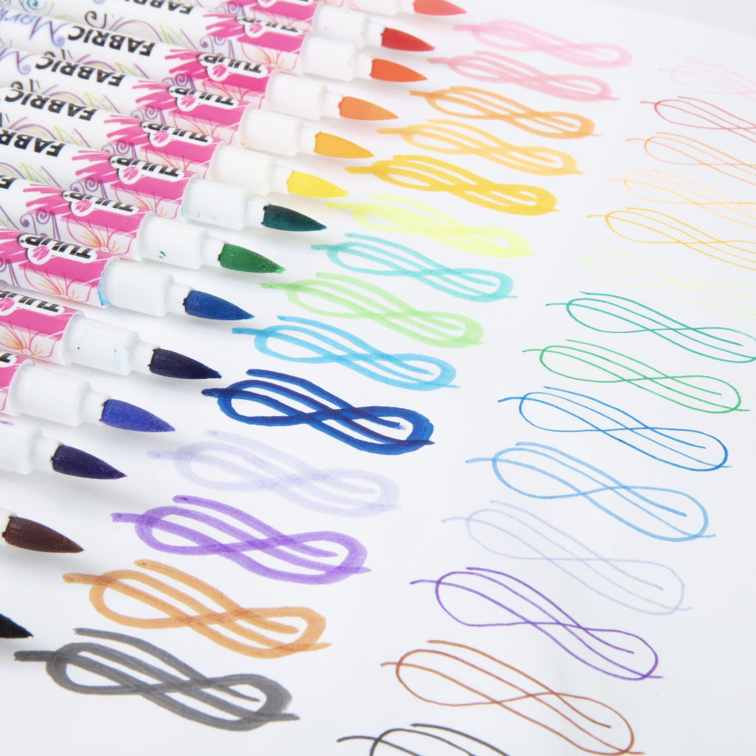 Foto 5 | Marcadores De Tela Tulip Dual Tip, Paquete De 14 Unidades, Para Telas Blancas - Venta Internacional.
