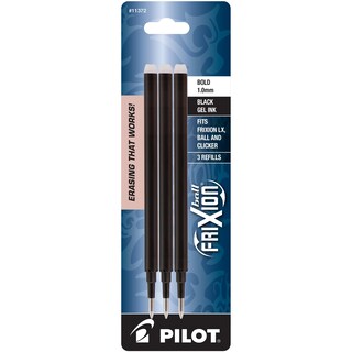 Foto 1 | Recambios De Tinta De Gel Pilot Frixion Ball, 1,0 Mm, Bold Point Black 3 - Venta Internacional.