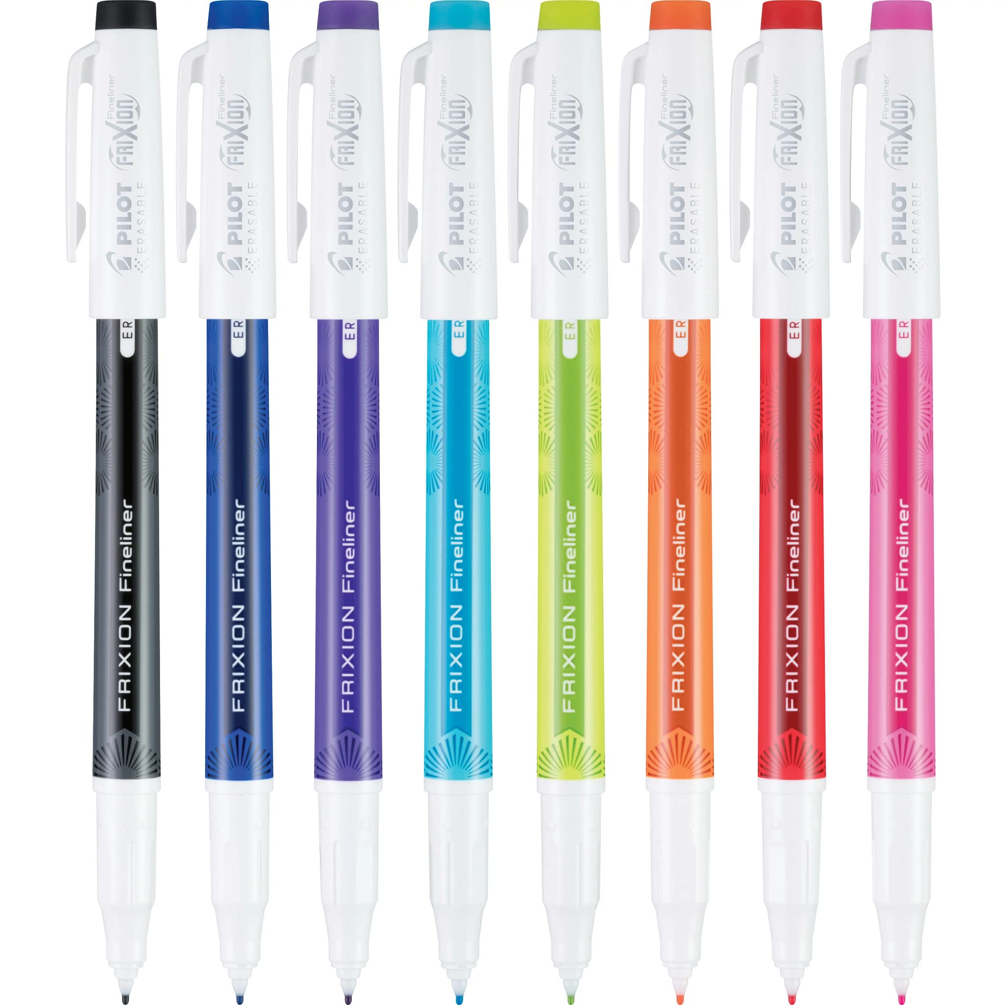 Foto 3 | Rotuladores Pilot Frixion Fineliner Borrables De 0,7 Mm, Paquete De 8 - Venta Internacional.