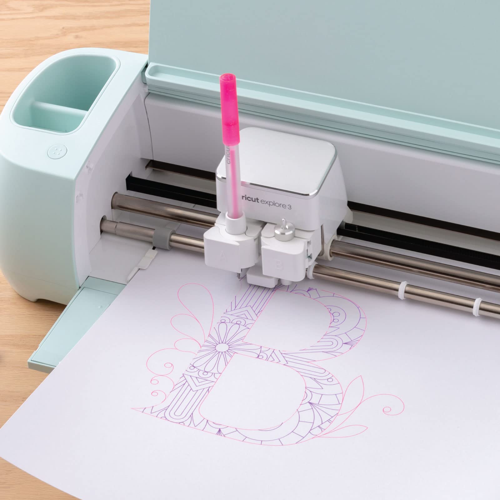 Foto 7 | Juego De 5 Bolígrafos De Gel Con Purpurina Cricut, Colores Neón, 0,8 Mm - Venta Internacional.