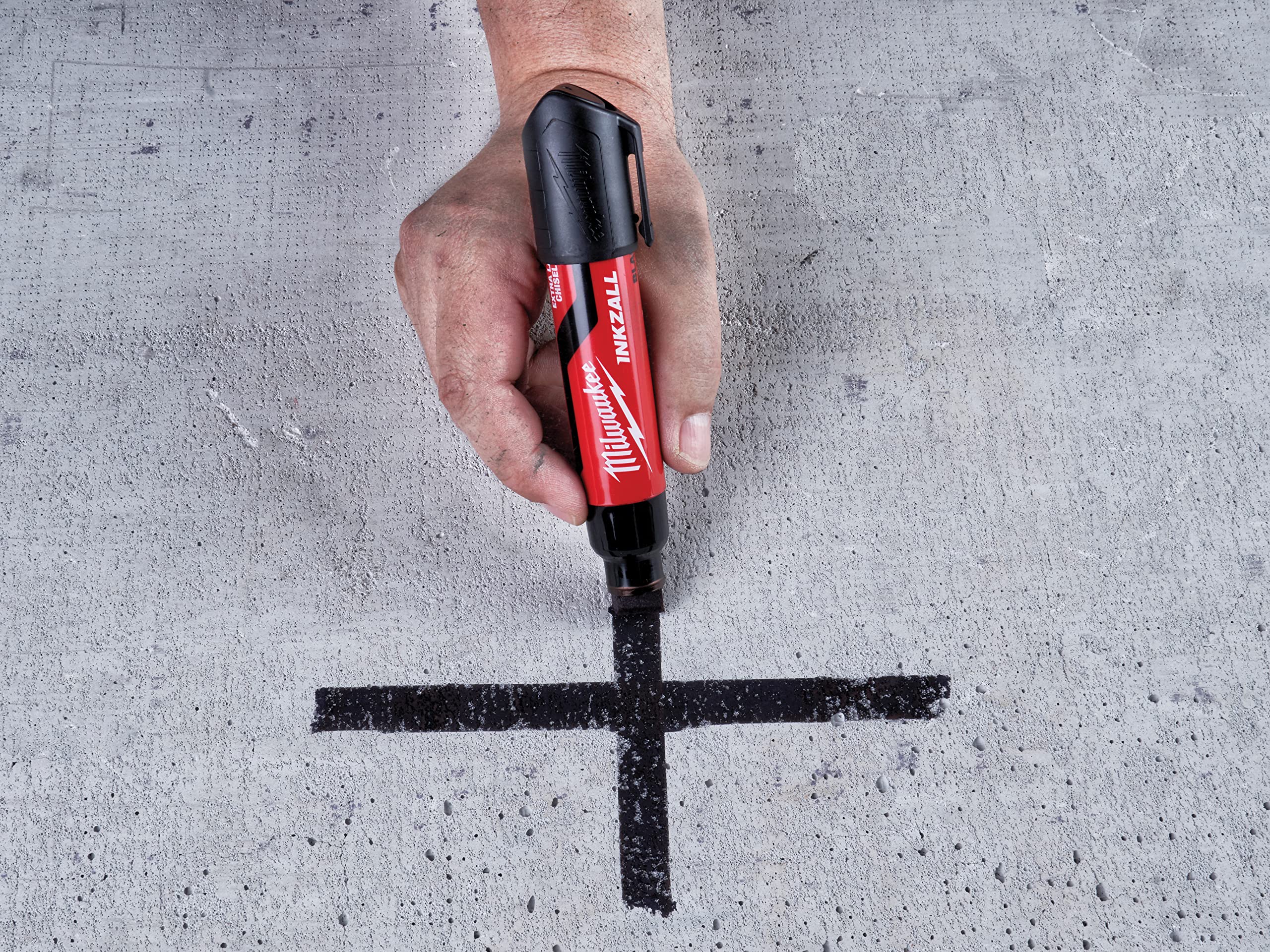 Foto 6 | Marcador Milwaukee Inkzall Xl Con Punta Cincelada, Color Negro - Venta Internacional.
