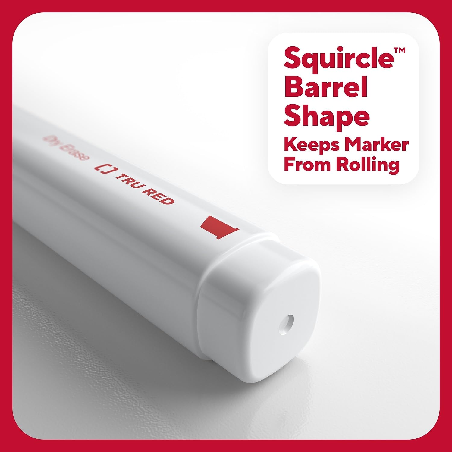 Foto 4 | Rotuladores De Borrado En Seco Staples Tru Red Tank Con Punta Cincelada, 12 Colores - Venta Internacional.