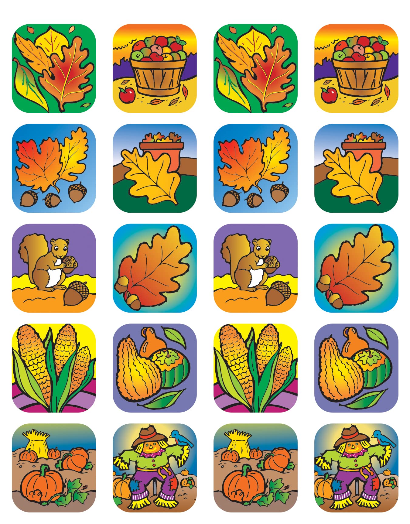 Foto 2 pulgar | Pegatinas Con Recursos Creados Por Maestros, Otoño, Multicolor (1806) - Venta Internacional.