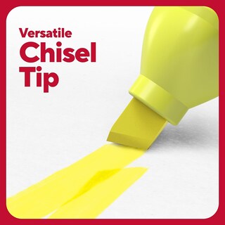 Foto 3 | Iluminador Staples Tru Red Sin Mangas Con Punta Biselada, Color Amarillo, Paquete De 5 - Venta Internacional.