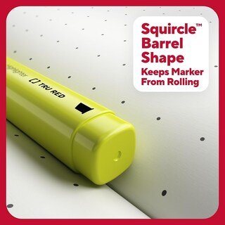 Foto 4 | Iluminador Staples Tru Red Sin Mangas Con Punta Biselada, Color Amarillo, Paquete De 5 - Venta Internacional.