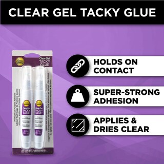 Foto 2 | Bolígrafos De Gel Transparente, Pegajosos, 18 Ml, De Glue Aleene's, Paquete De 2 - Venta Internacional.