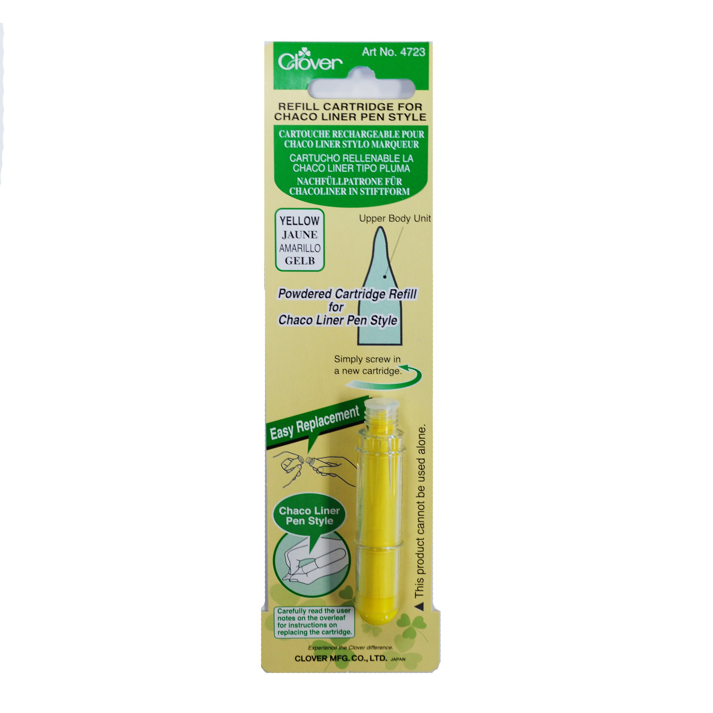 Foto 1 | Bolígrafo De Recambio Estilo Chaco Liner Clover Yellow #4713 - Venta Internacional.