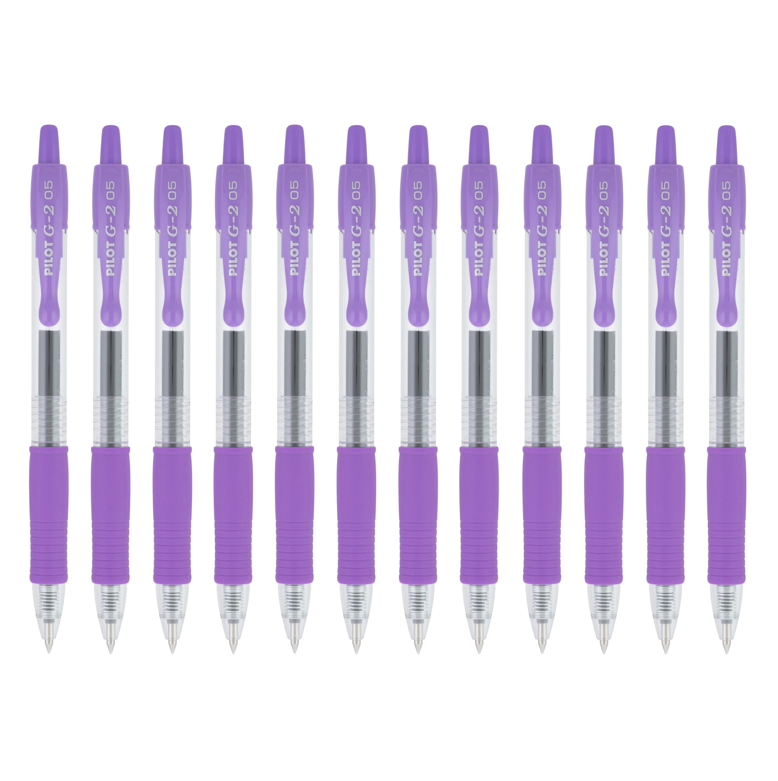 Foto 1 | Bolígrafo De Gel Pilot G2 Retráctil De Punta Extrafina, Color Morado, 0,5 Mm - Venta Internacional.