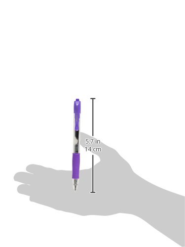 Foto 3 | Bolígrafo De Gel Pilot G2 Retráctil De Punta Extrafina, Color Morado, 0,5 Mm - Venta Internacional.