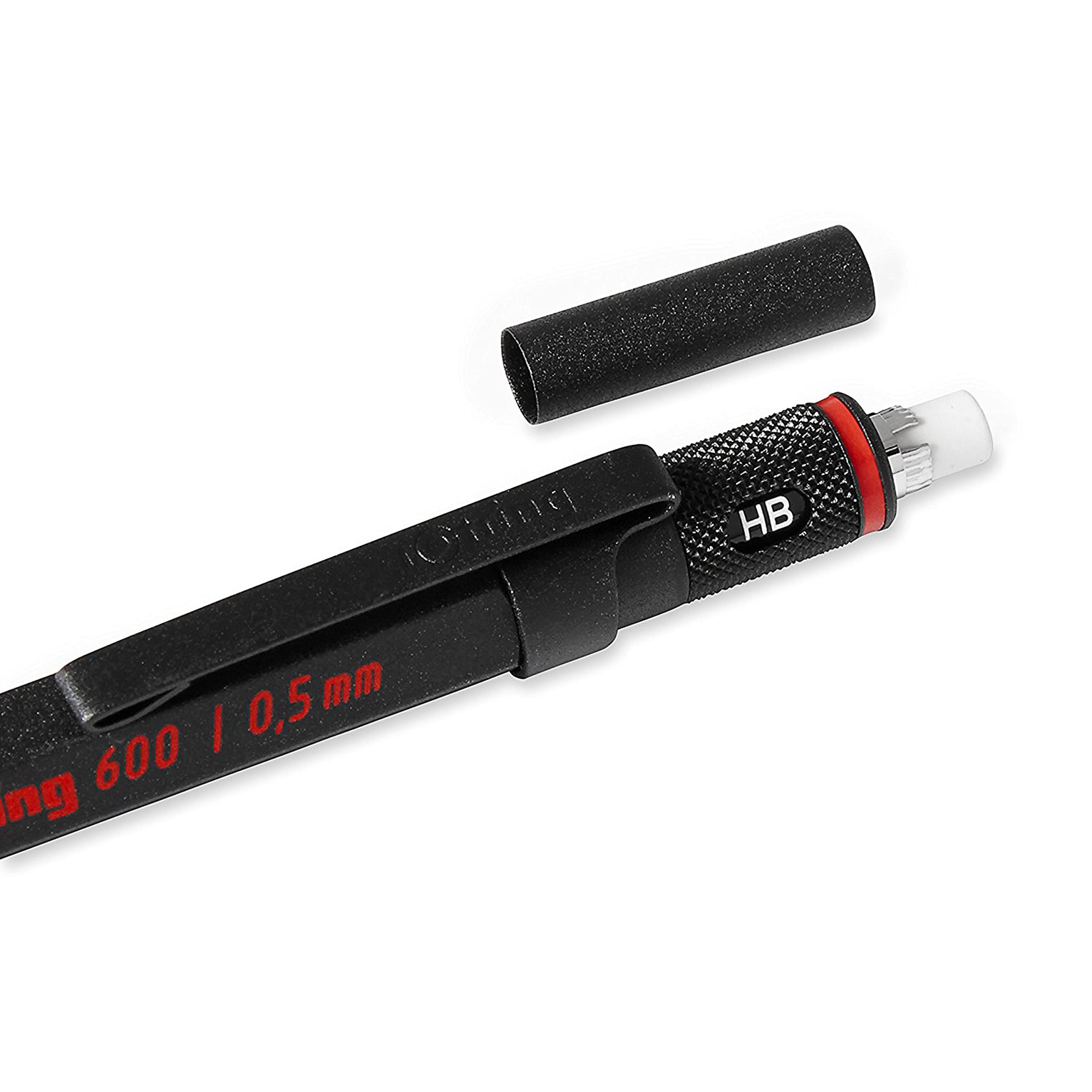 Foto 4 pulgar | Lápiz Mecánico Rotring 600 De 0 5 Mm Con Mecanismo De Latón  Color Negro - Venta Internacional.