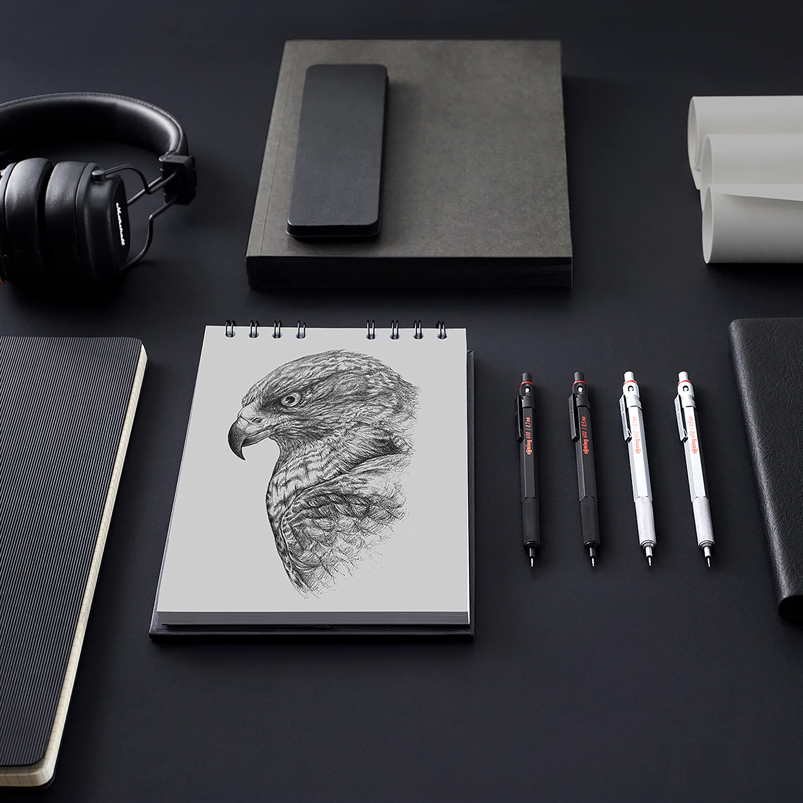 Foto 6 pulgar | Lápiz Mecánico Rotring 600 De 0 5 Mm Con Mecanismo De Latón  Color Negro - Venta Internacional.