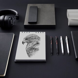 Foto 5 | Lápiz Mecánico Rotring 600 De 0 5 Mm Con Mecanismo De Latón Color Negro - Venta Internacional.