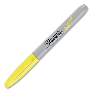 Foto 1 | Rotulador Sharpie Amarillo Neón De Punta Fina - Venta Internacional.