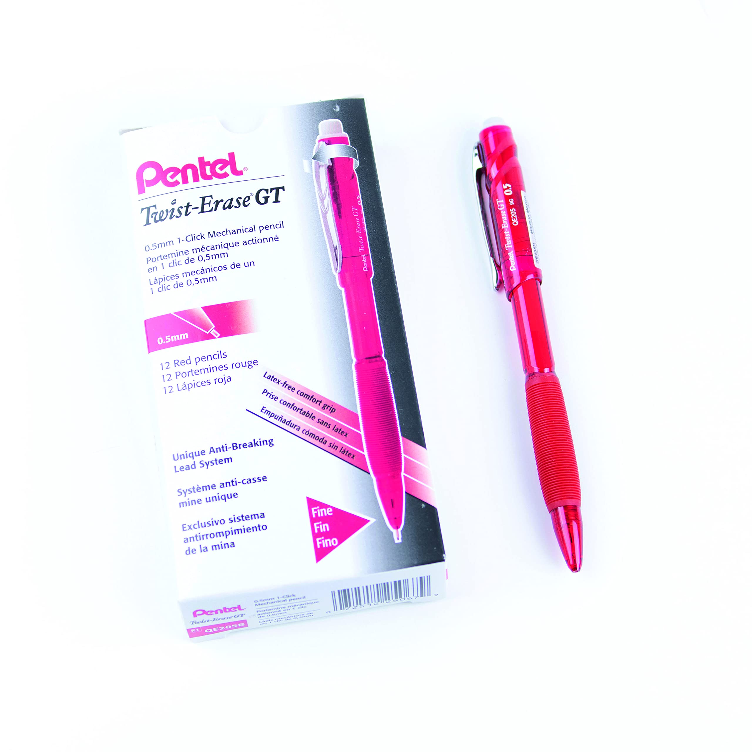 Foto 2 pulgar | Lápiz Mecánico Pentel Twist-erase Gt De 0 5 Mm  Caja De 12 - Venta Internacional.