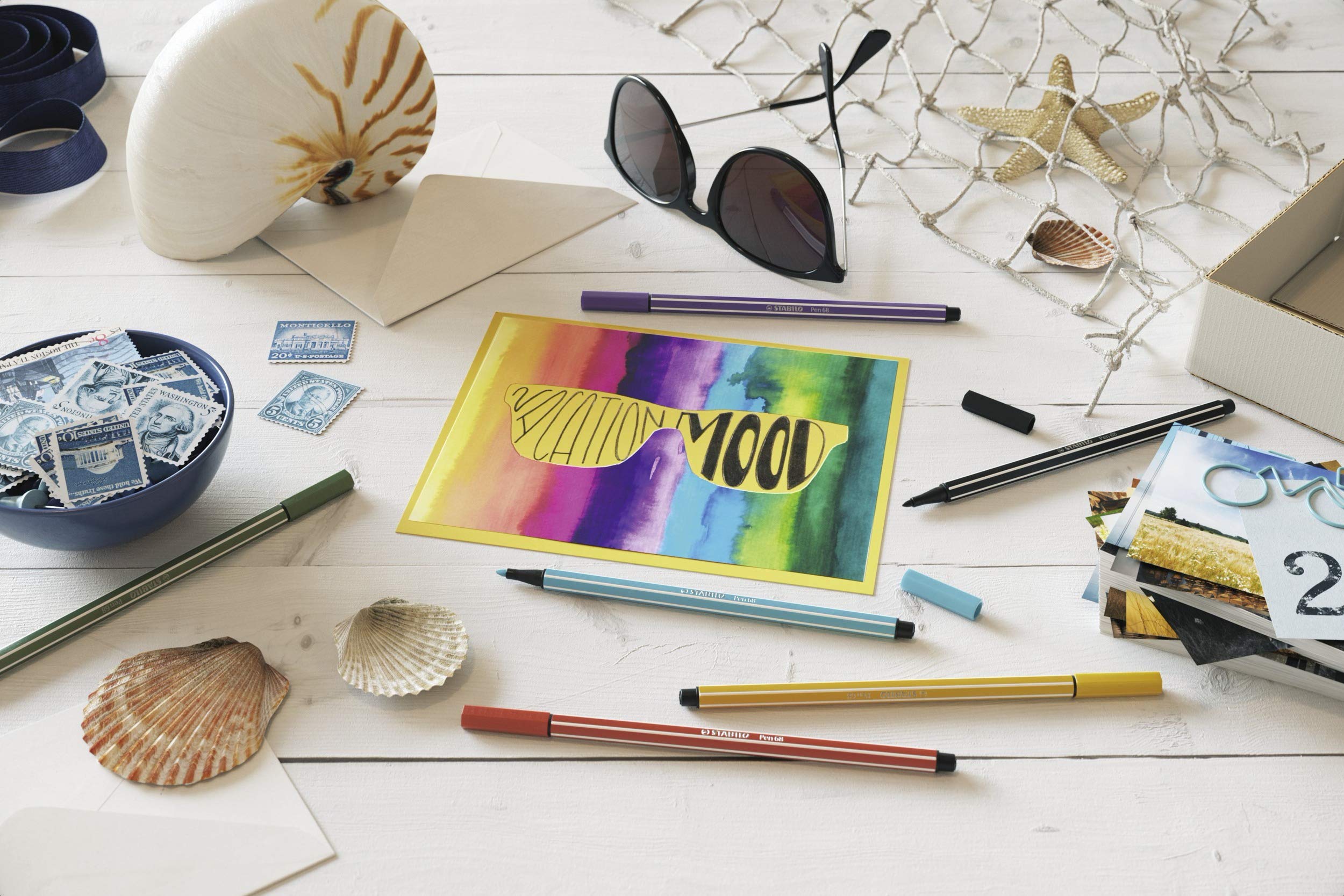 Foto 5 | Rotulador Stabilo Pen 68 Zebrui  Colores Surtidos  20 Unidades - Venta Internacional.