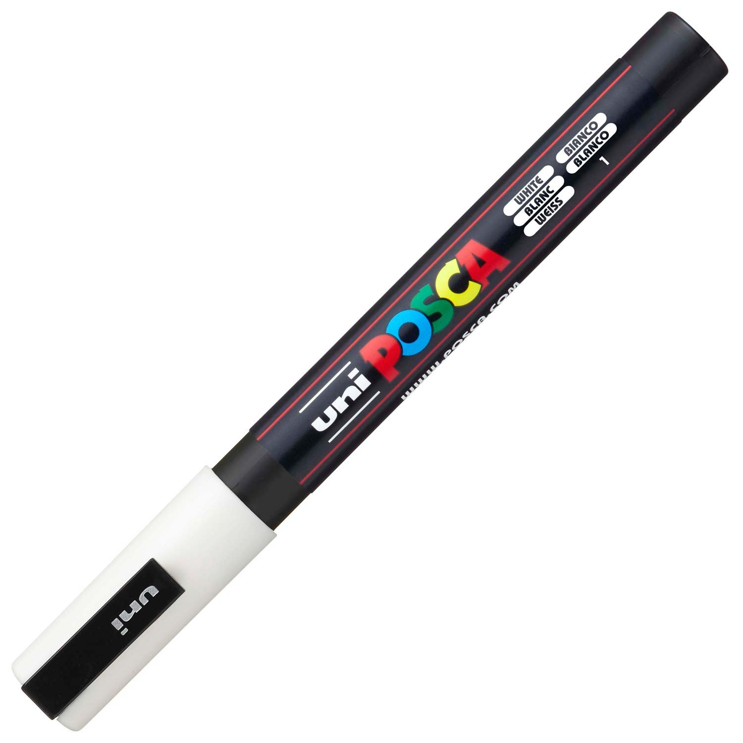 Foto 2 pulgar | Rotulador Posca Pc-3m Fine Bullet Blanco - Venta Internacional.