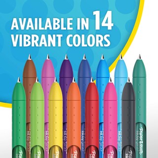 Foto 4 | Bolígrafos De Gel Paper Mate Inkjoy De Punta Media 0 7 Mm 14 Colores - Venta Internacional.