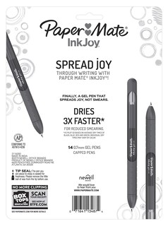 Foto 6 | Bolígrafos De Gel Paper Mate Inkjoy De Punta Media 0 7 Mm 14 Colores - Venta Internacional.