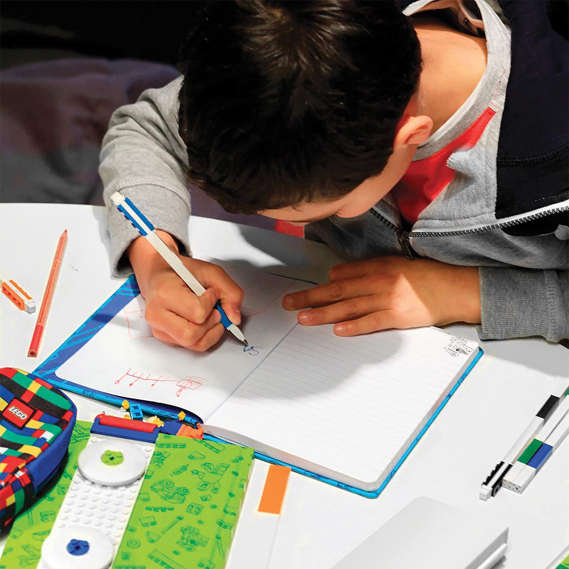 Foto 4 pulgar | Bolígrafos De Gel Iq Lego Stationery  Paquete De 10 (53100) A Partir De 6 Años - Venta Internacional.
