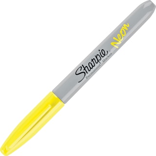 Foto 1 | Rotulador Permanente Sharpie Neon Fine Point Amarillo - Venta Internacional.