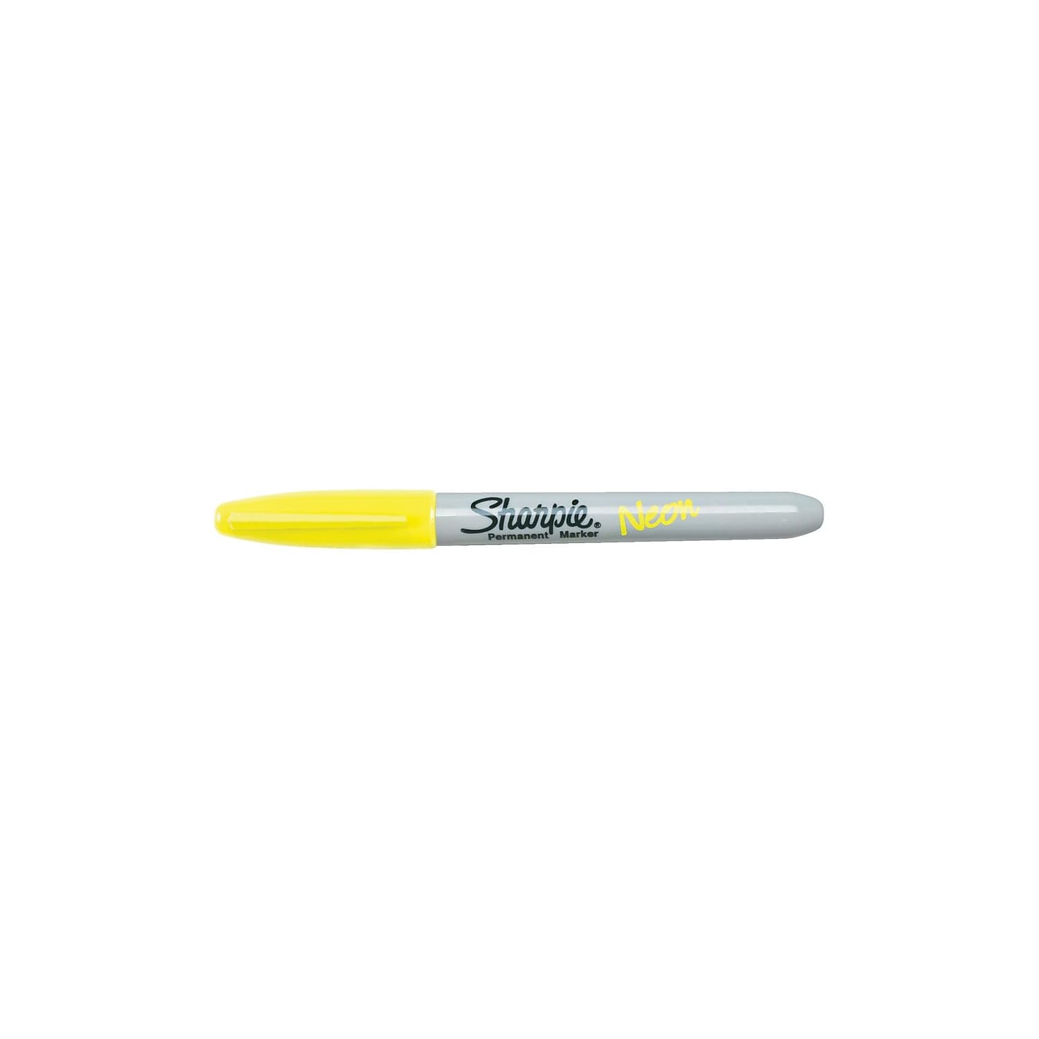 Foto 4 pulgar | Rotulador Permanente Sharpie Neon Fine Point Amarillo - Venta Internacional.