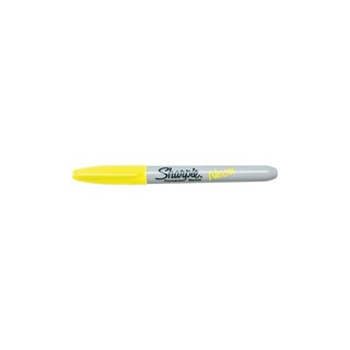 Foto 3 | Rotulador Permanente Sharpie Neon Fine Point Amarillo - Venta Internacional.