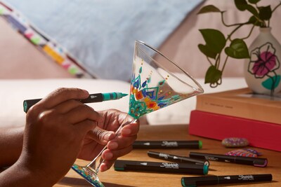 Foto 6 | Rotulador Acrílico Sharpie De Punta Redonda 2 Piezas - Venta Internacional.