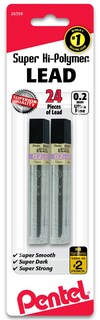 Foto 1 | Recarga De Plomo Pentel Super Hi-polymer 0 2 Mm Hb 12 Quilates (paquete De 2) - Venta Internacional.