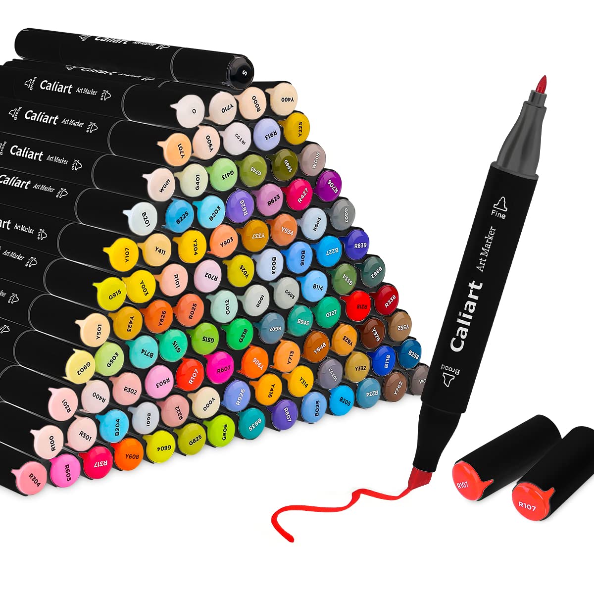 Foto 5 pulgar | Art Markers Caliart  Tinta A Base De Alcohol De Doble Punta  100 Colores - Venta Internacional.