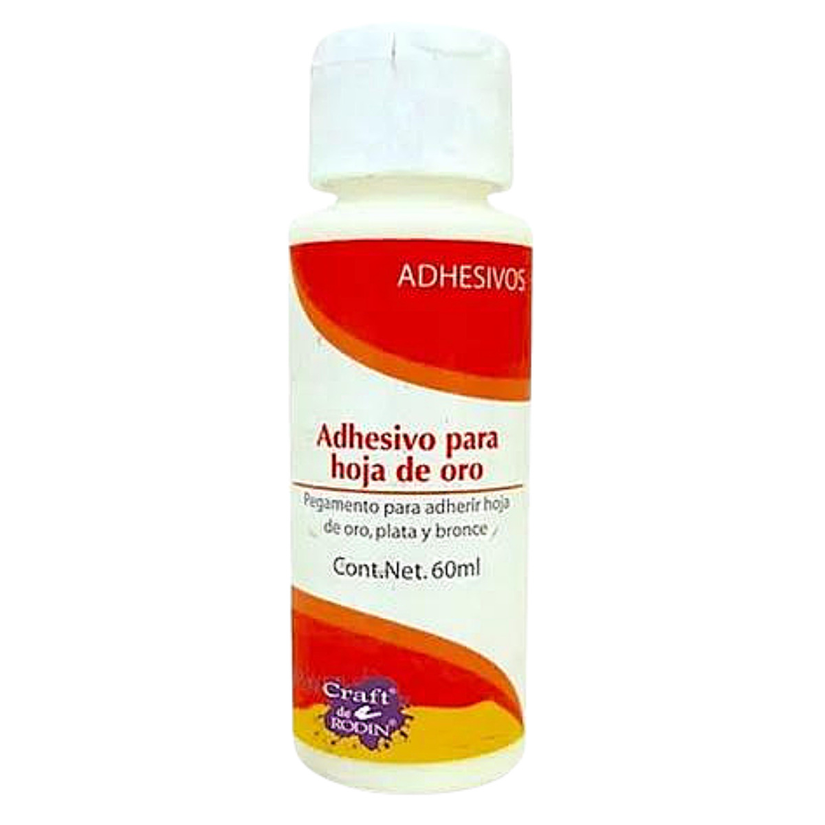 Pegamento Adhesivo Hoja Oro Policraft 60 ml Transparente