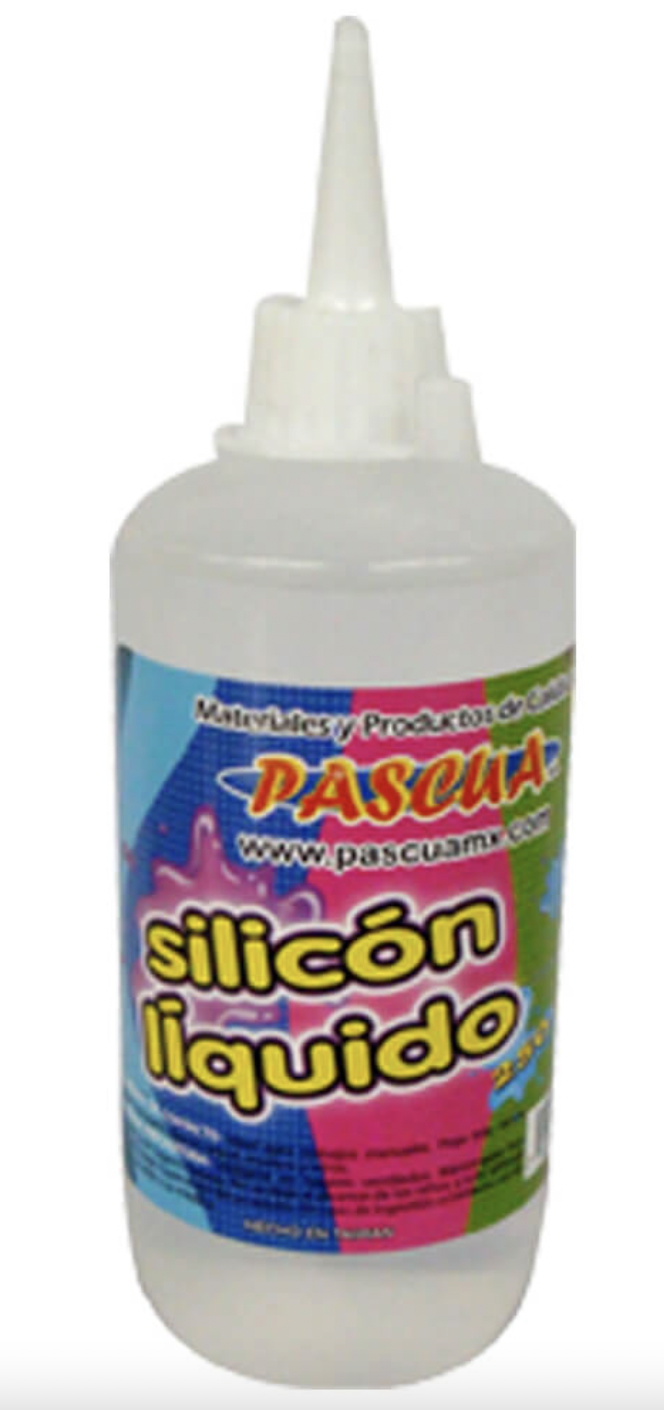 Silicon Liquido MATERIALES Y PRODUCTOS CALIDAD PASCUA 8PEGSI Transparente para Manualidad Escolar y de Oficina 500 ML