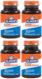 Foto 1 | Cemento De Caucho Elmer's, Transparente, Antiarrugas, Con Brocha, 120 Ml (4 Oz) X4 - Venta Internacional.